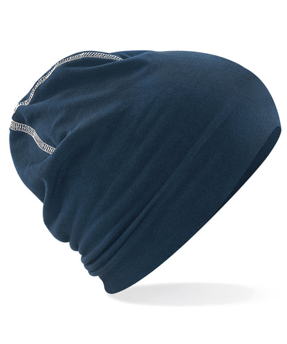 Beechfield Hemsedal cotton beanie Black/Black