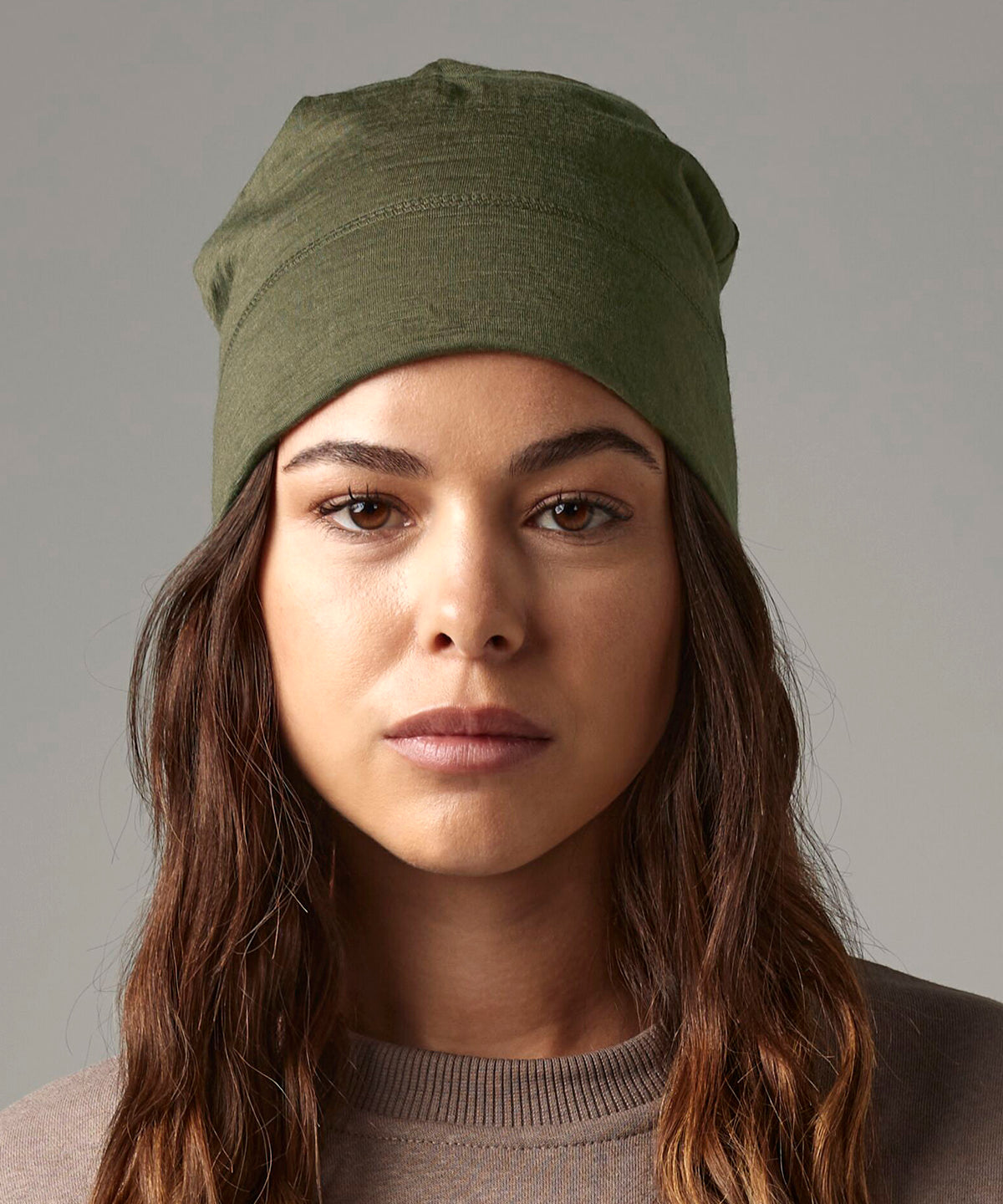 Beechfield Merino beanie Black