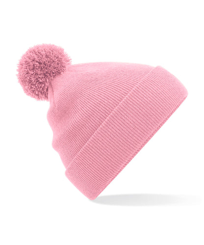 Beechfield Original pom pom beanie Dusky Pink