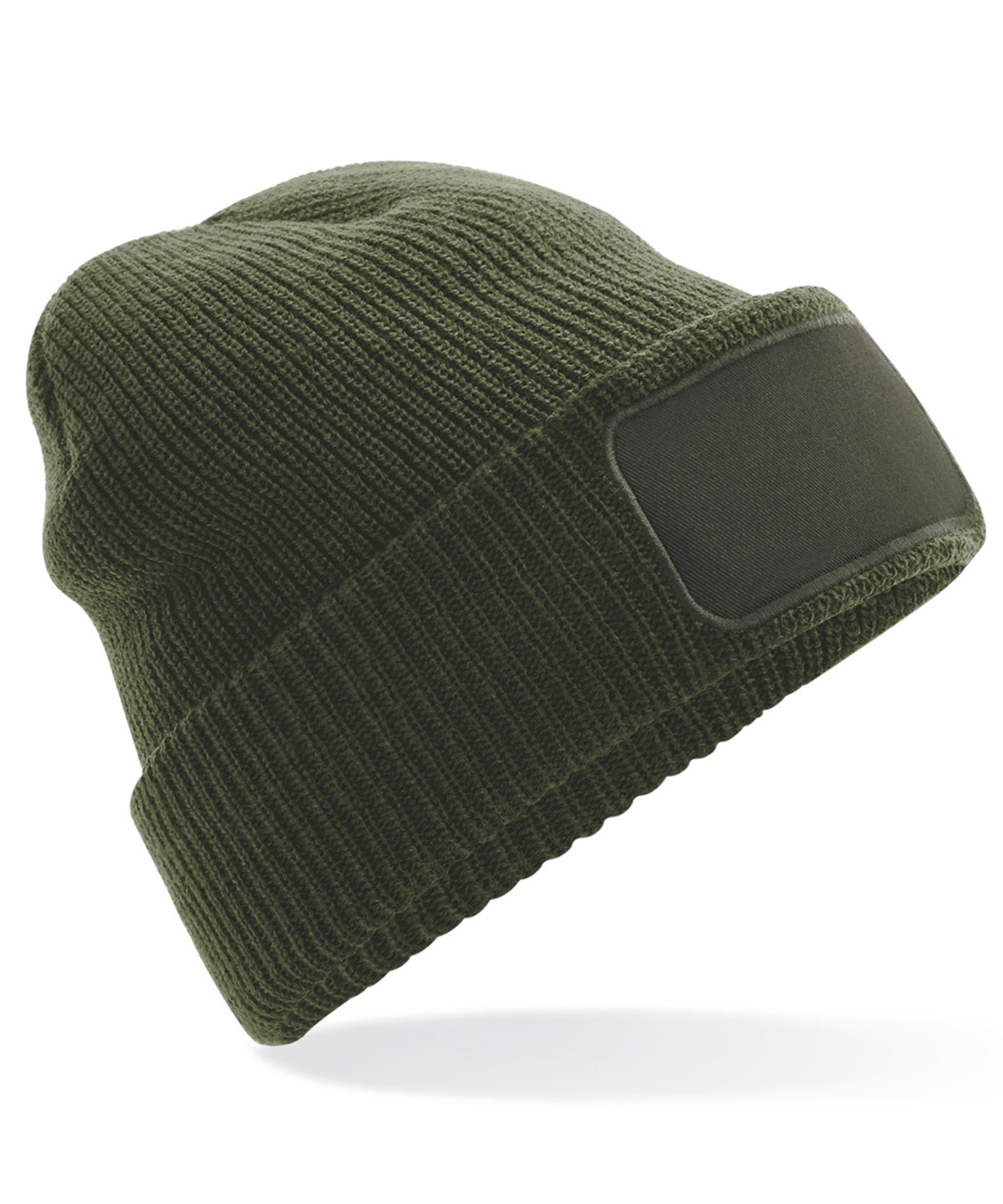 Beechfield Thinsulate™ patch beanie Olive Green