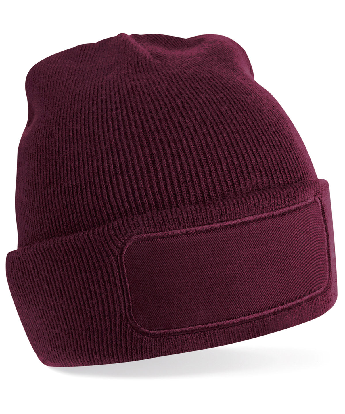 Beechfield Original patch beanie Burgundy
