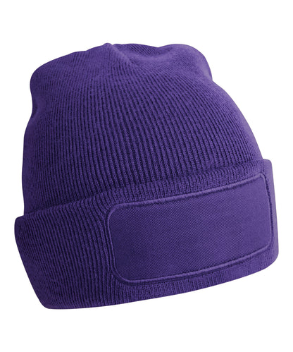 Beechfield Original patch beanie Purple
