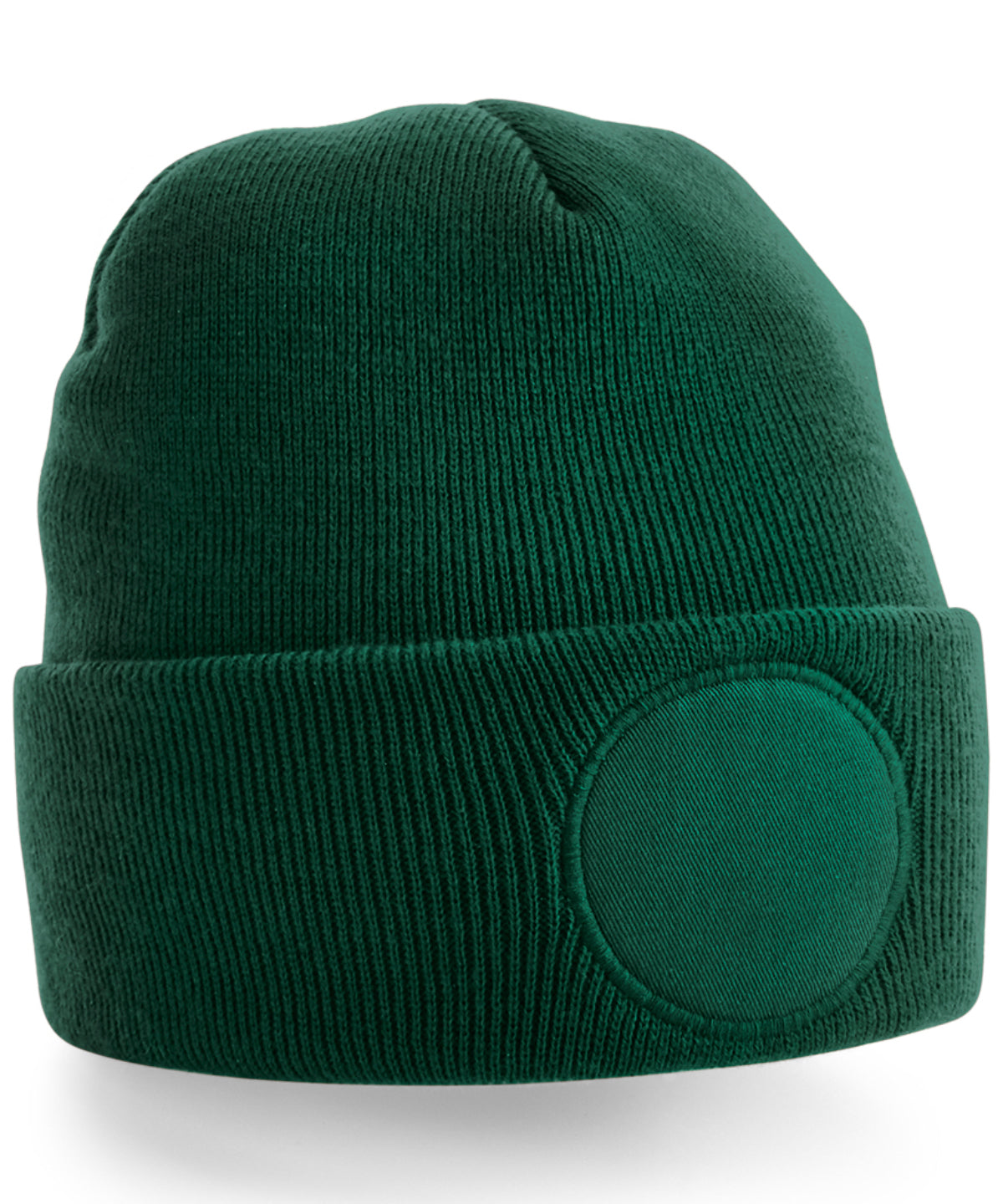 Beechfield Circular patch beanie Bottle Green