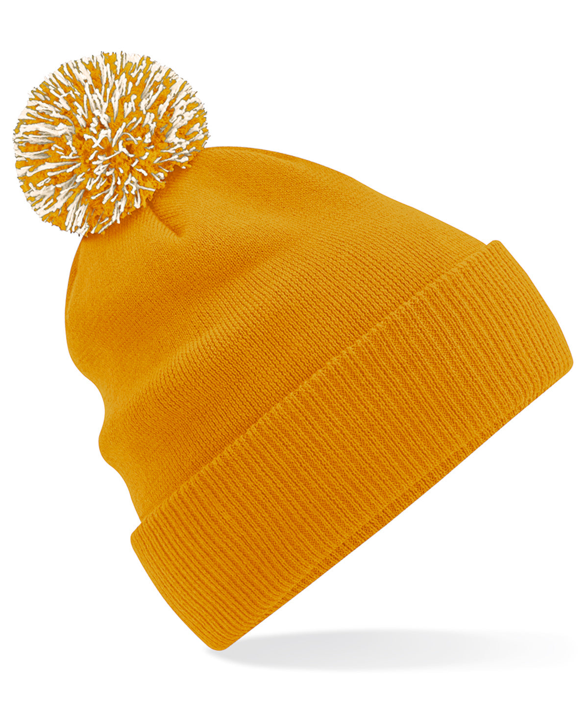 Beechfield Snowstar® beanie Mustard/Off White