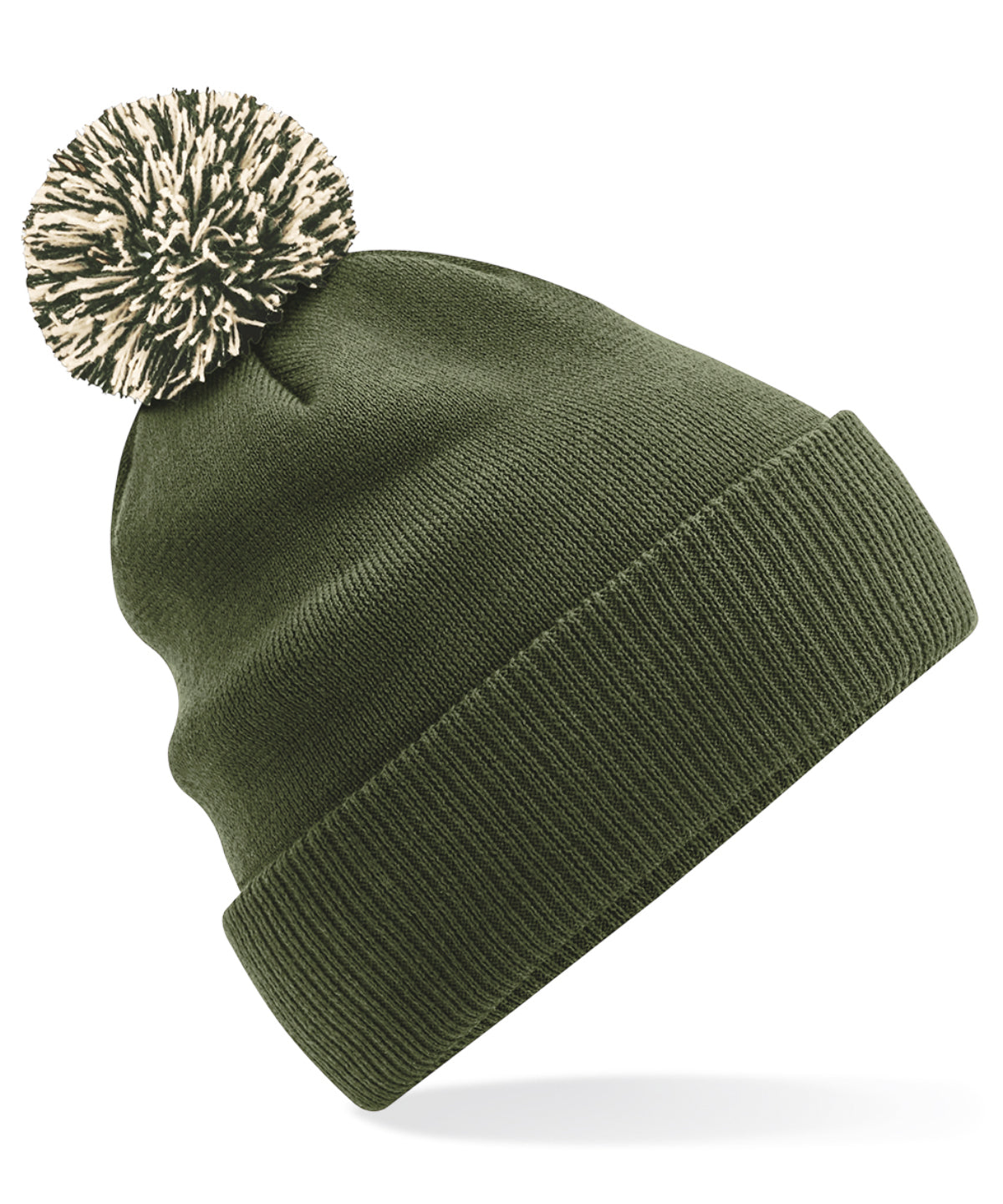 Beechfield Snowstar® beanie Olive Green/Oatmeal