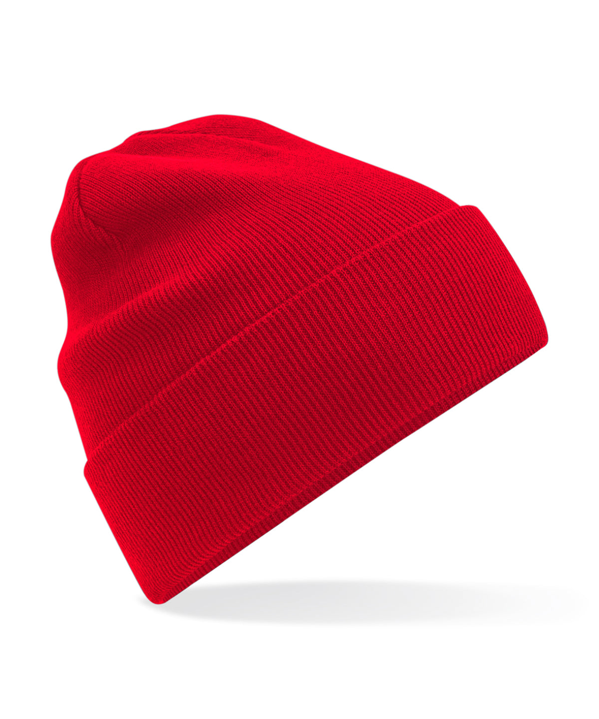 Beechfield Organic cotton original cuffed beanie Classic Red