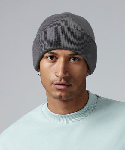 Beechfield Recycled original cuffed beanie Black