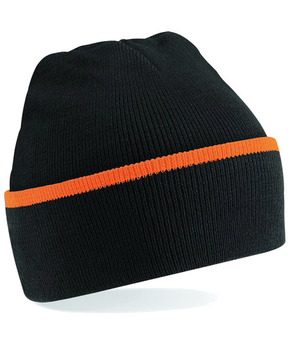 Beechfield Teamwear beanie Bright Royal/White