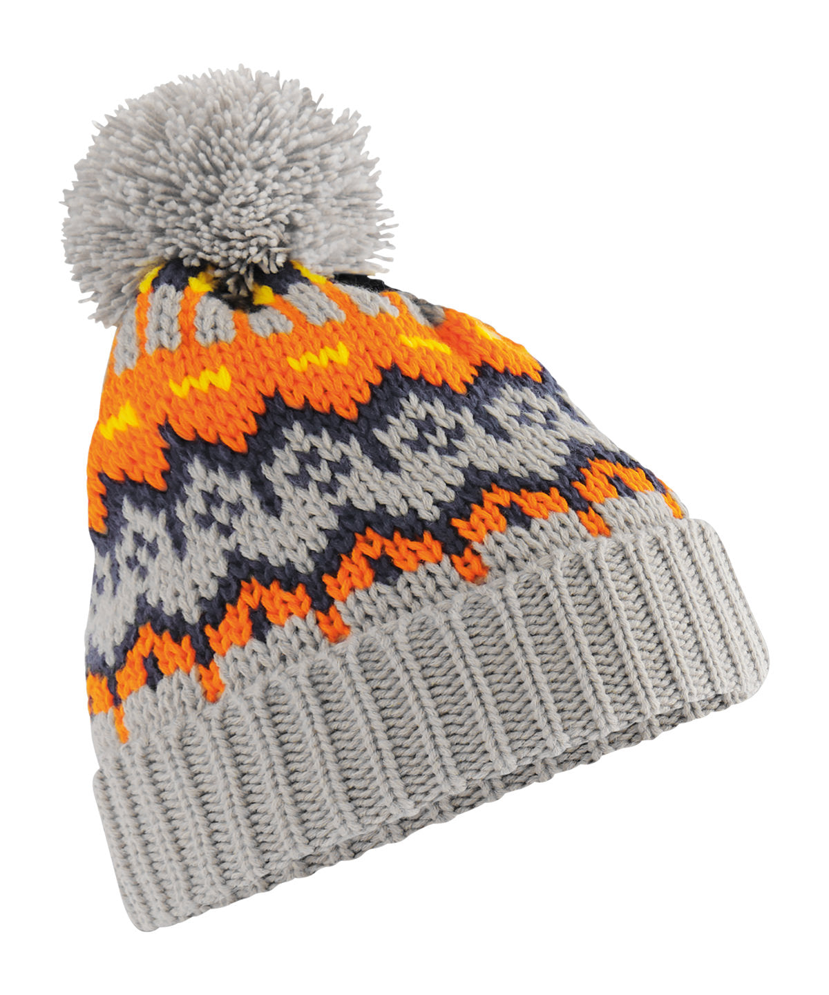 Beechfield Retro ski beanie Glacier Grey