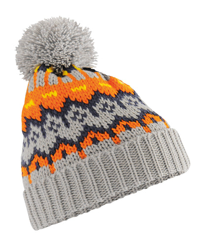 Beechfield Retro ski beanie Glacier Grey