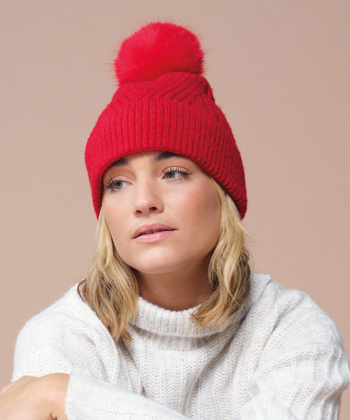 Beechfield Snow luxe beanie Black