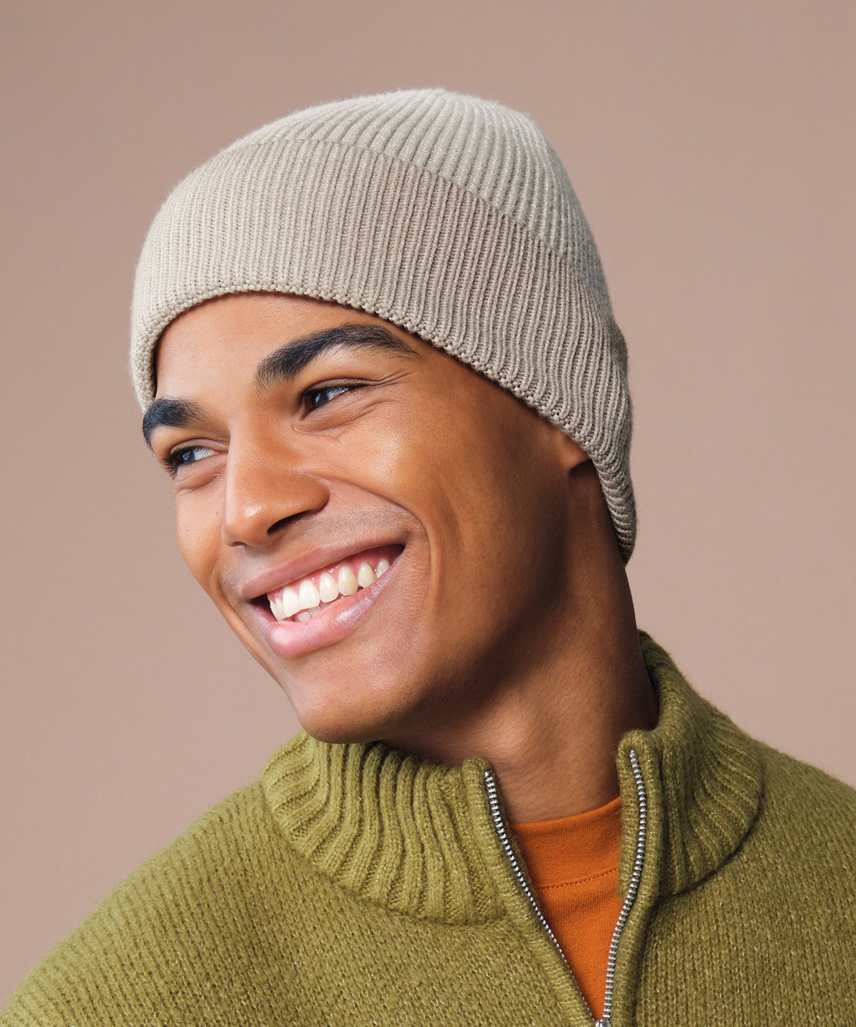 Beechfield Dip-dye beanie Dusty Green Dip Dye