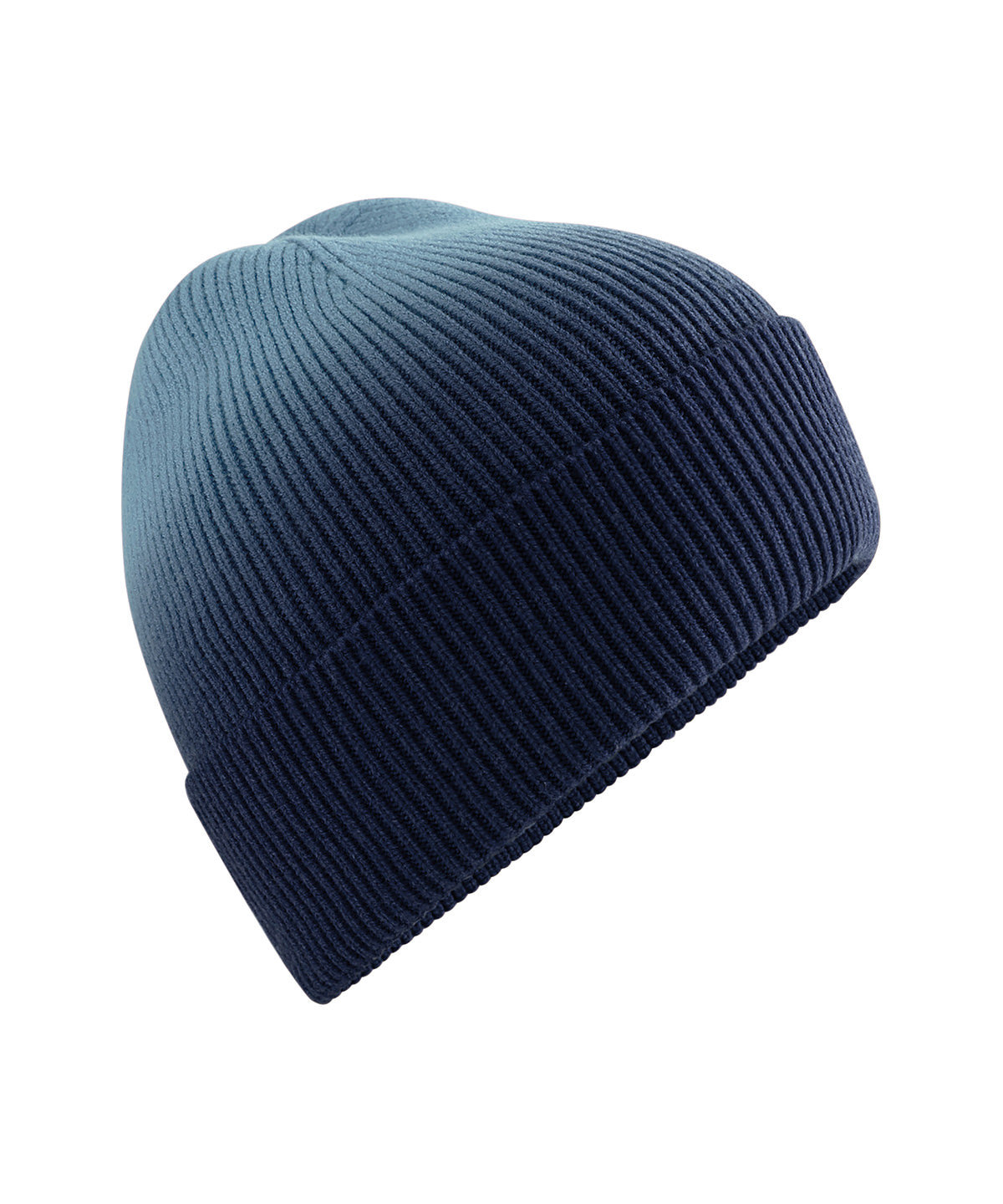 Beechfield Dip-dye beanie Navy Dip Dye