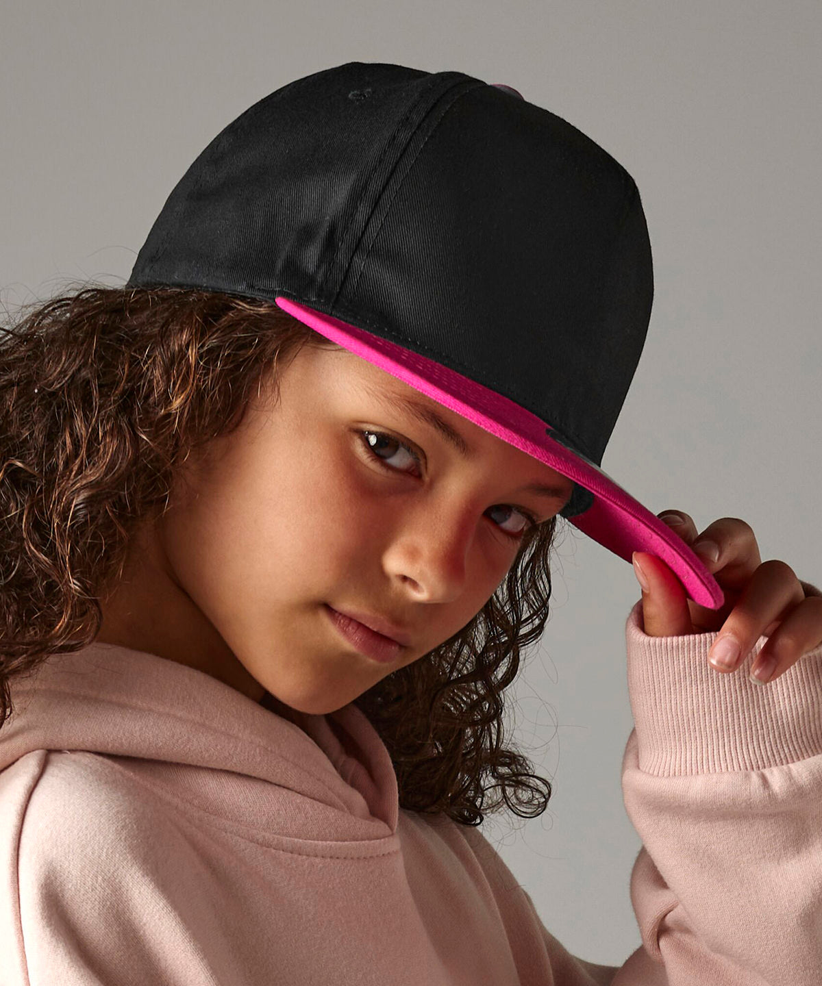 Beechfield Youth snapback Black/Black