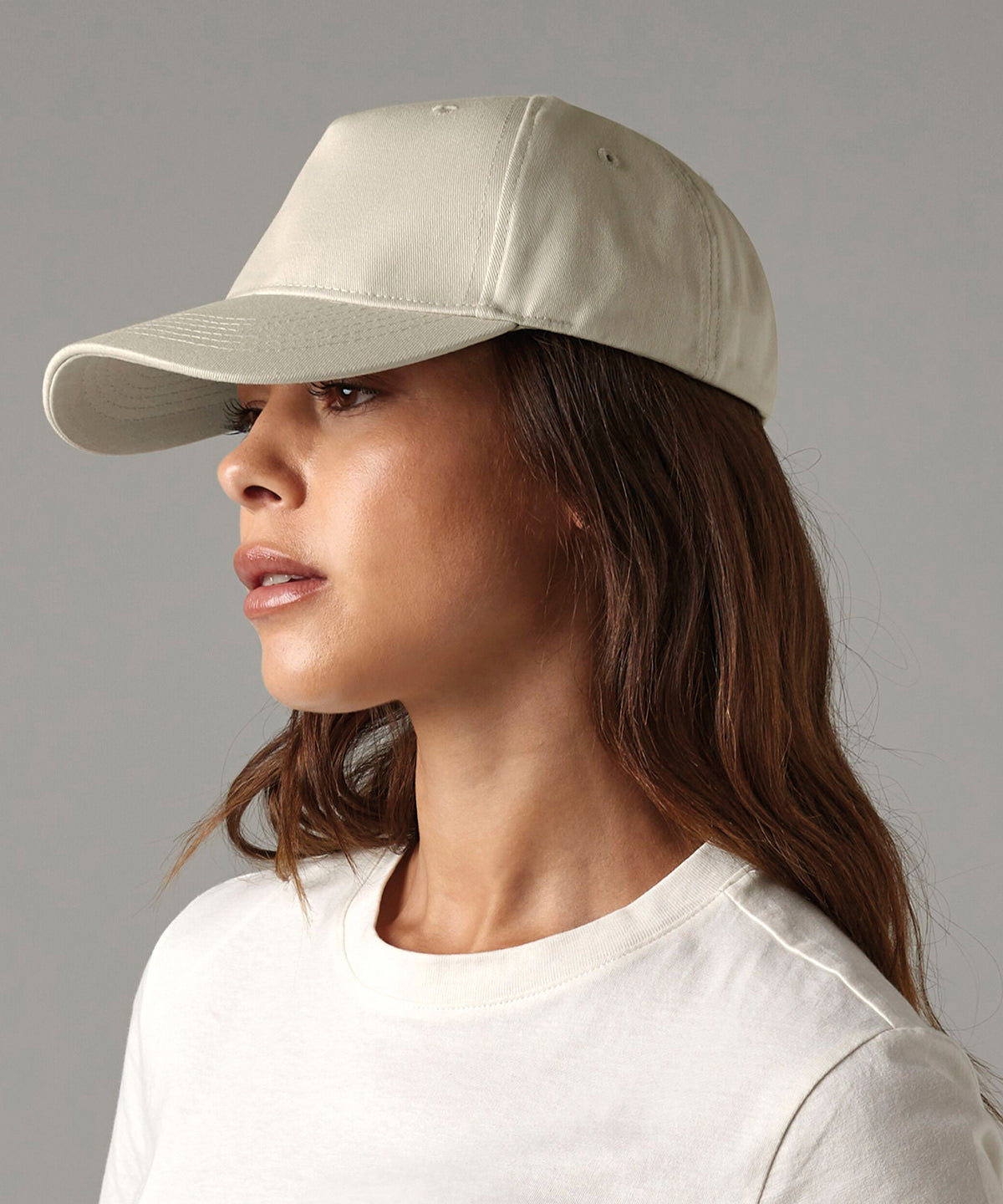 Beechfield Organic cotton 5-panel cap Black