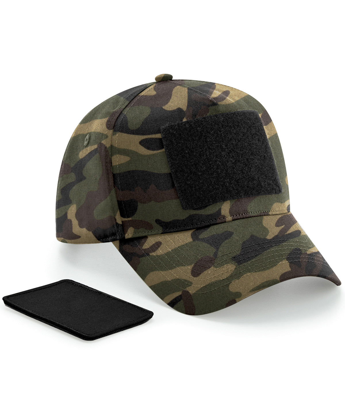 Beechfield Removable patch 5-panel cap Jungle Camo