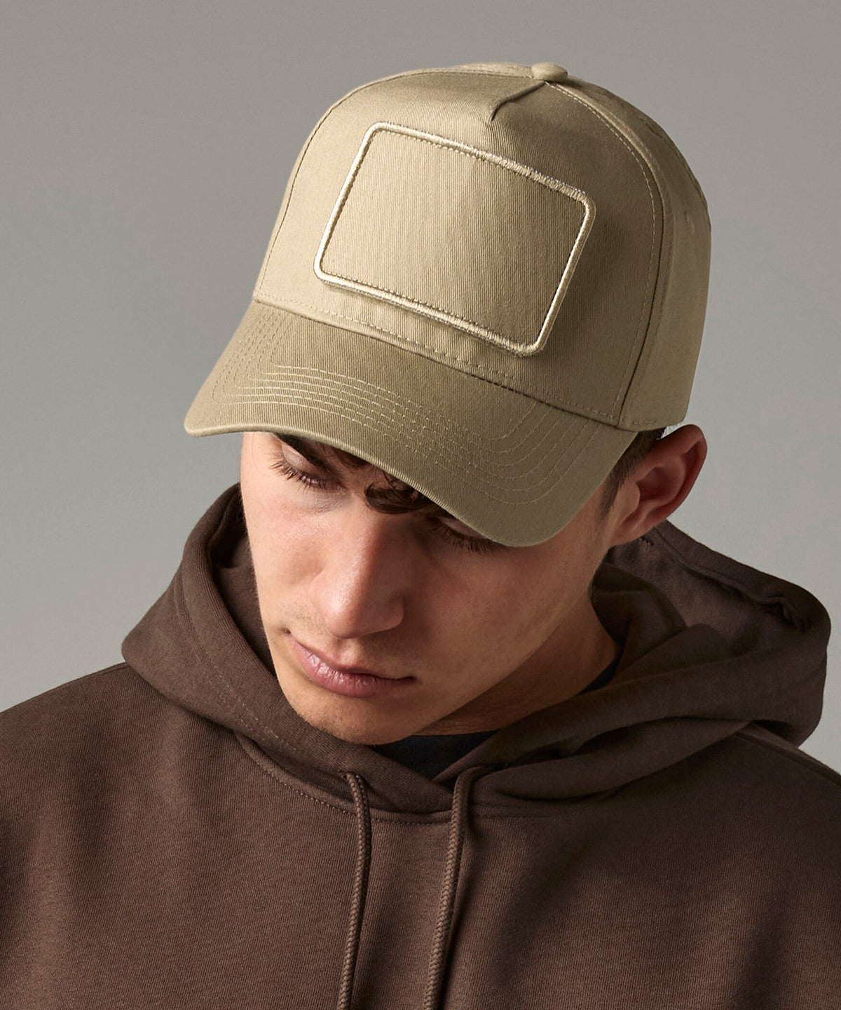 Beechfield Removable patch 5-panel cap Black