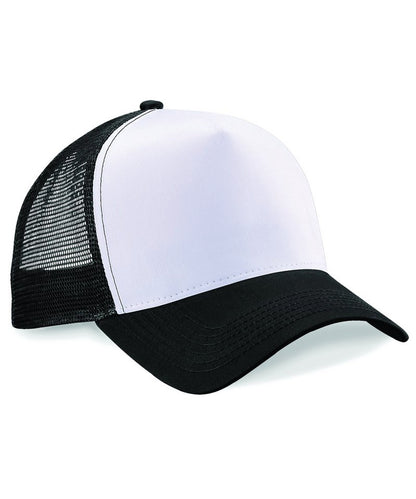 Beechfield Snapback trucker Black/White