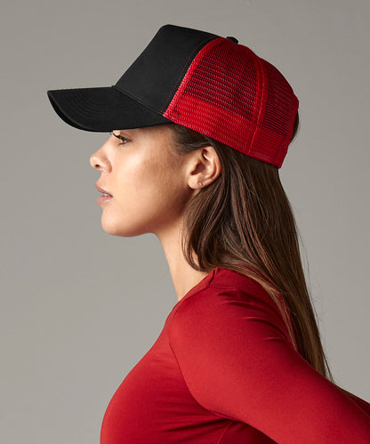 Beechfield Snapback trucker Black