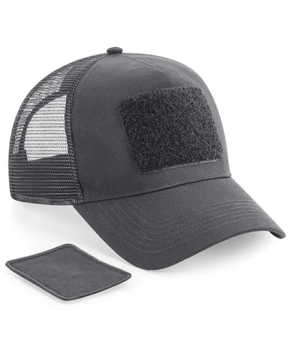 Beechfield Patch snapback trucker Graphite Grey