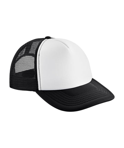 Beechfield Vintage snapback trucker Black/White