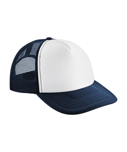 Beechfield Vintage snapback trucker French Navy/White