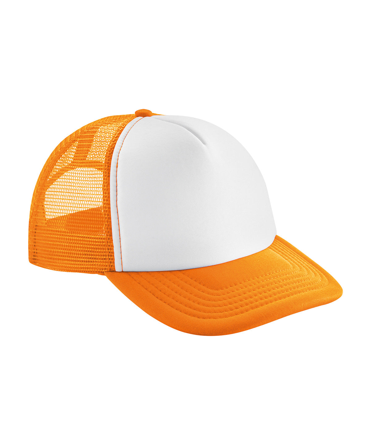 Beechfield Vintage snapback trucker Orange/White