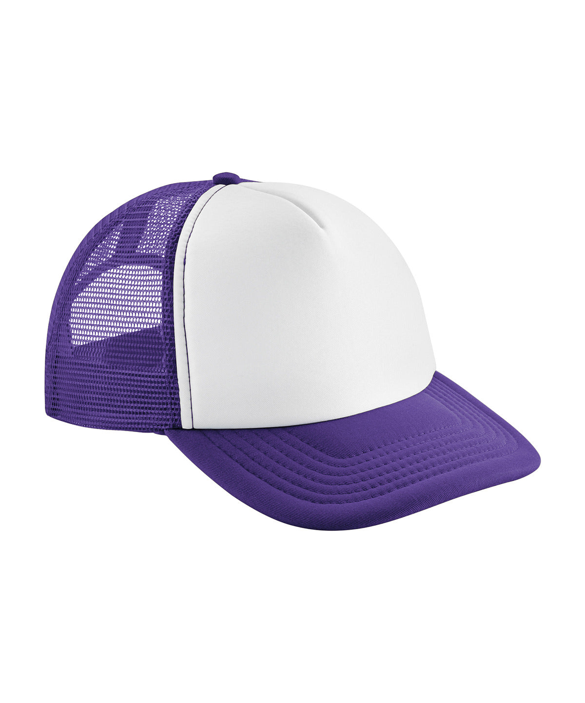 Beechfield Vintage snapback trucker Purple/White