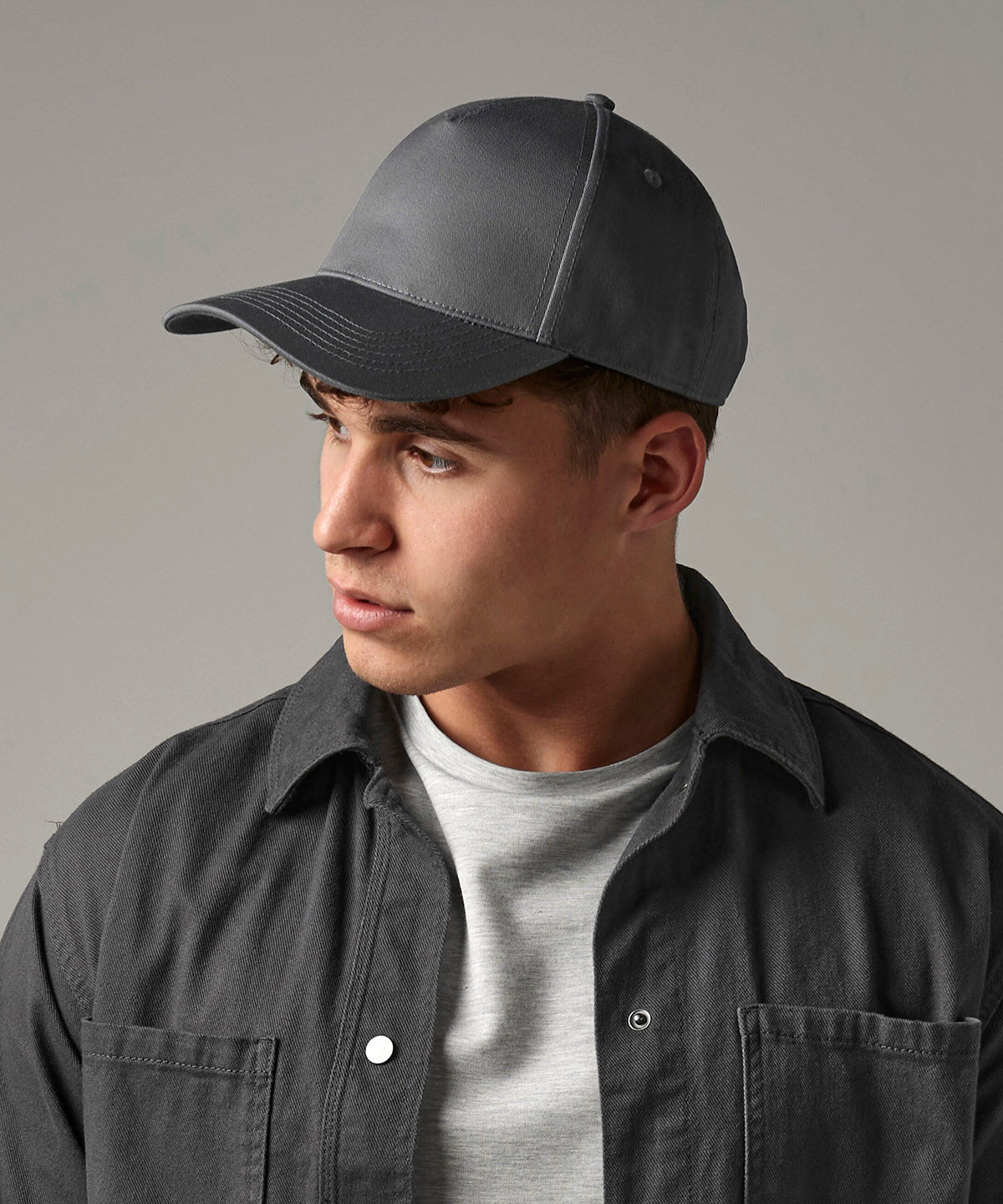 Beechfield Urbanwear 5-panel snapback Black