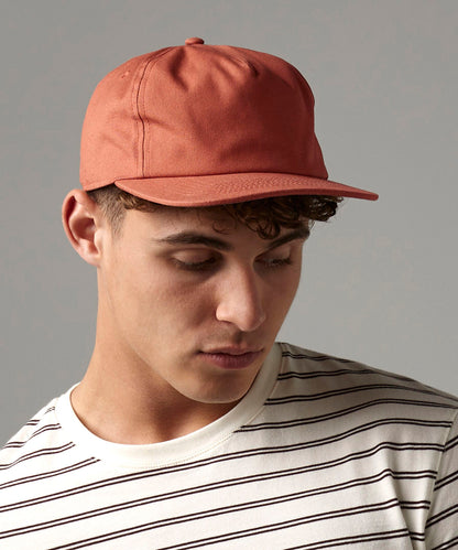 Beechfield Organic cotton unstructured 5-panel cap Black
