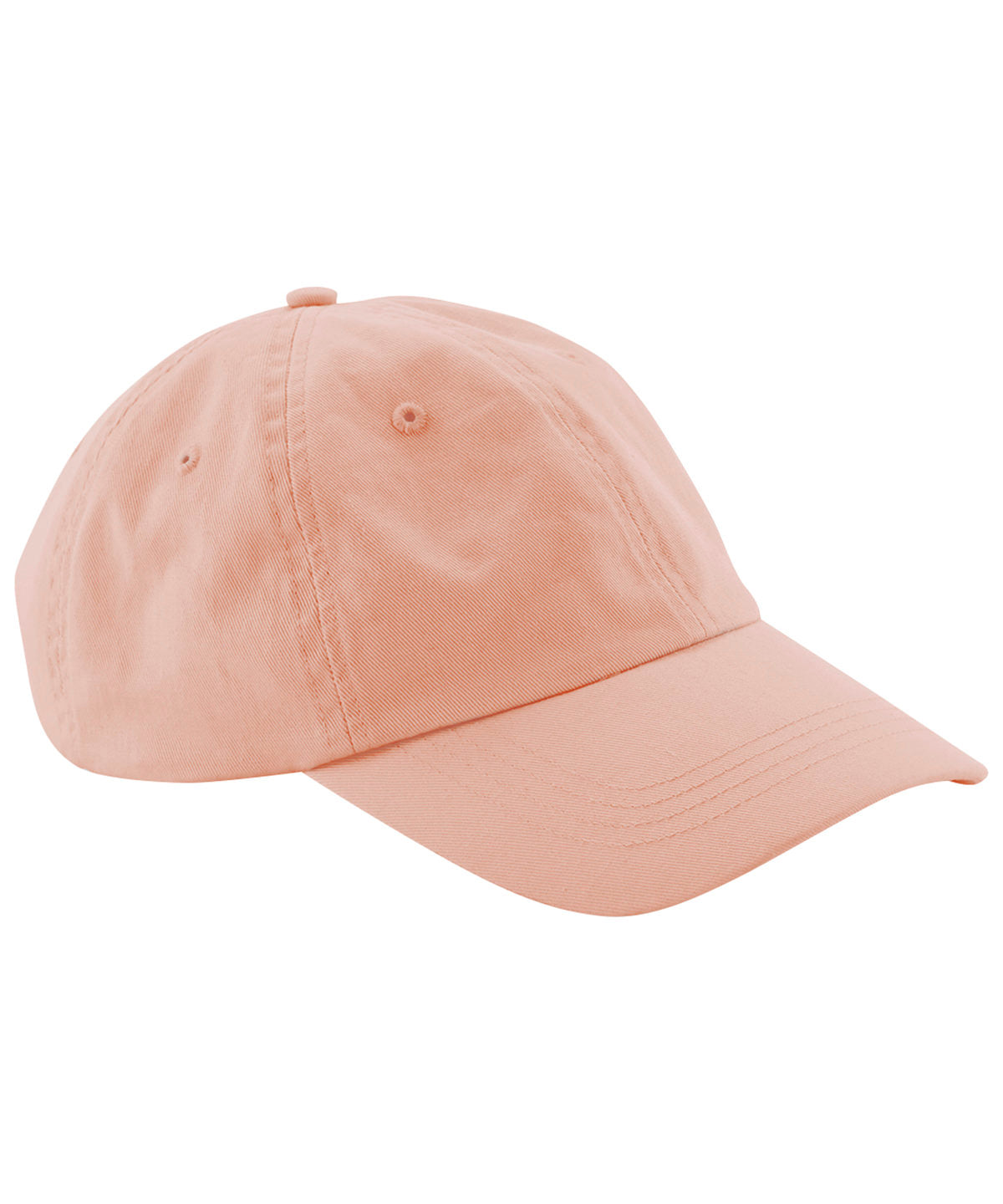 Beechfield Low-profile 6-panel dad cap Peach