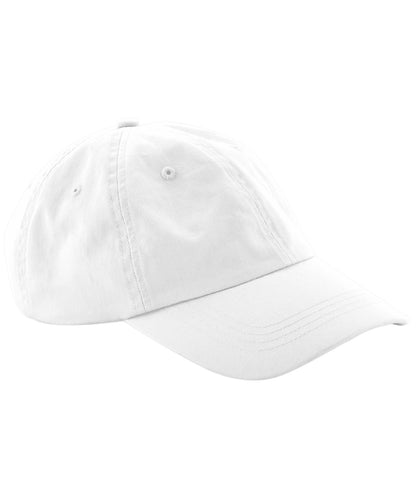 Beechfield Low-profile 6-panel dad cap White