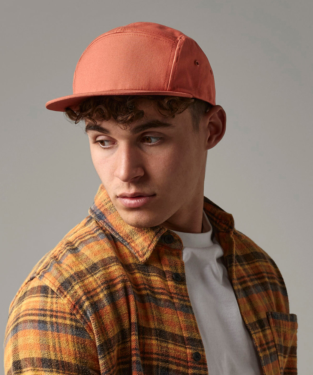 Beechfield Canvas 5-panel camper cap Black