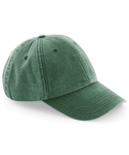 Beechfield Low-profile vintage cap Vintage Bottle Green
