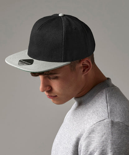Beechfield Original flat peak snapback Black/Black