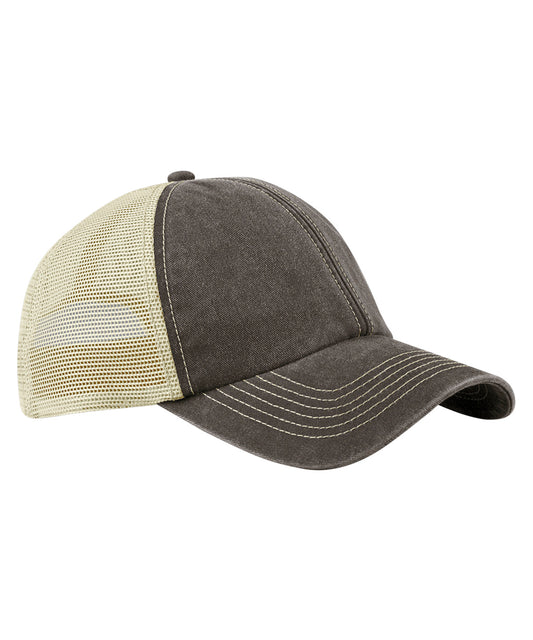 Beechfield 6-panel vintage trucker Vintage Brown/Stone