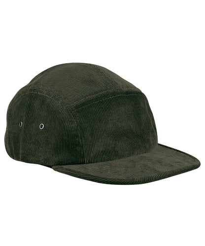 Beechfield EarthAware® organic cord camper cap Forest Night