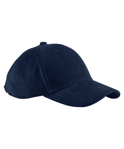 Beechfield EarthAware® organic cord baseball cap Oxford Navy