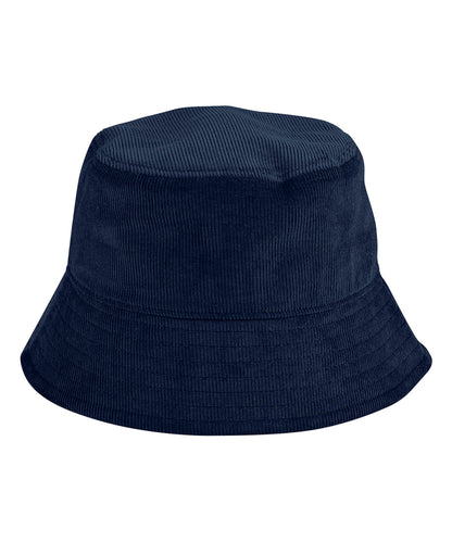 Beechfield EarthAware® organic cord bucket hat Oxford Navy
