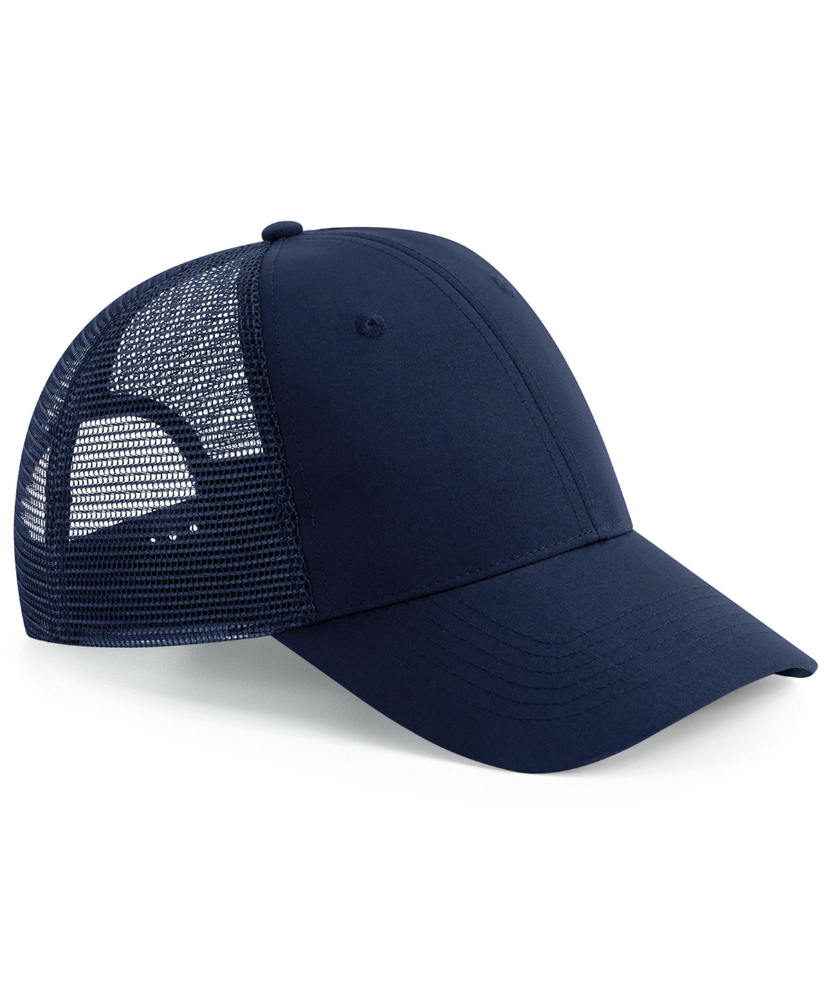 Beechfield Recycled urbanwear 6-panel snapback trucker French Navy