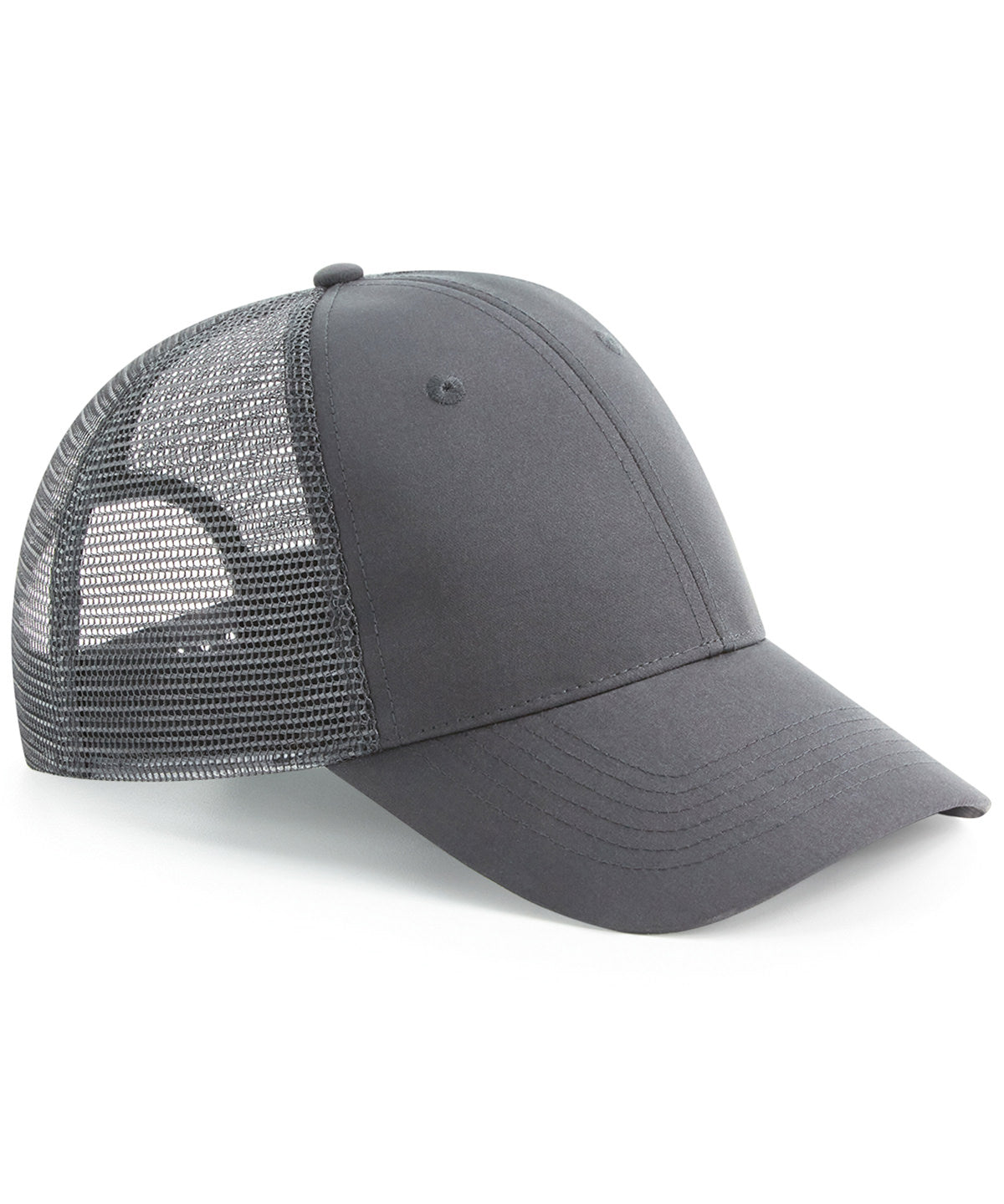 Beechfield Recycled urbanwear 6-panel snapback trucker Graphite Grey