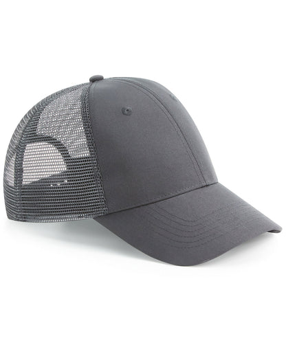 Beechfield Recycled urbanwear 6-panel snapback trucker Graphite Grey