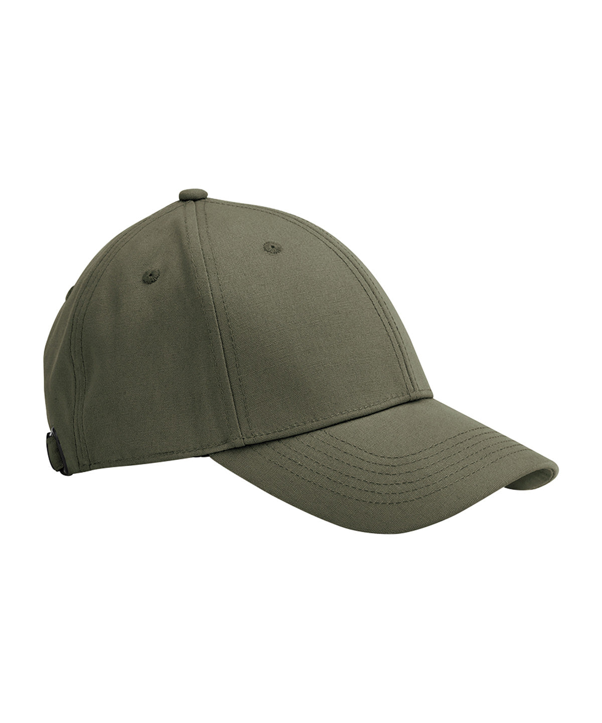 Beechfield EarthAware® organic cotton canvas 6-panel cap Olive Green