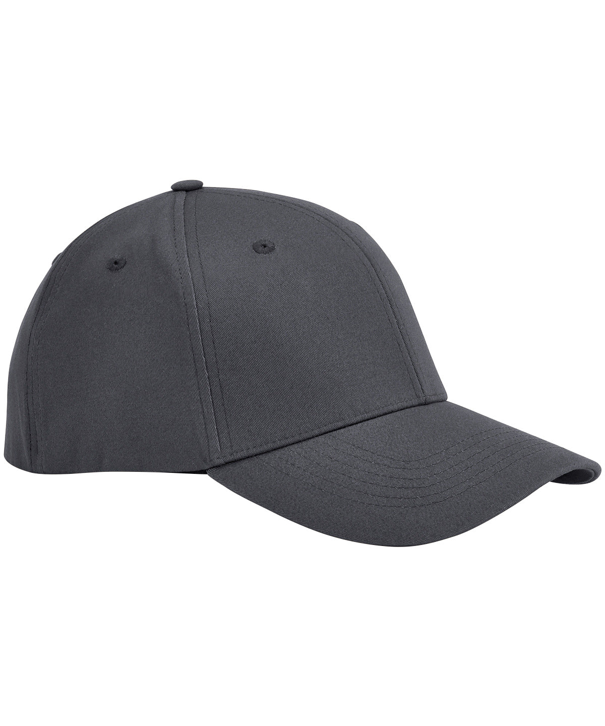 Beechfield EarthAware® organic cotton stretch-fit cap Graphite Grey