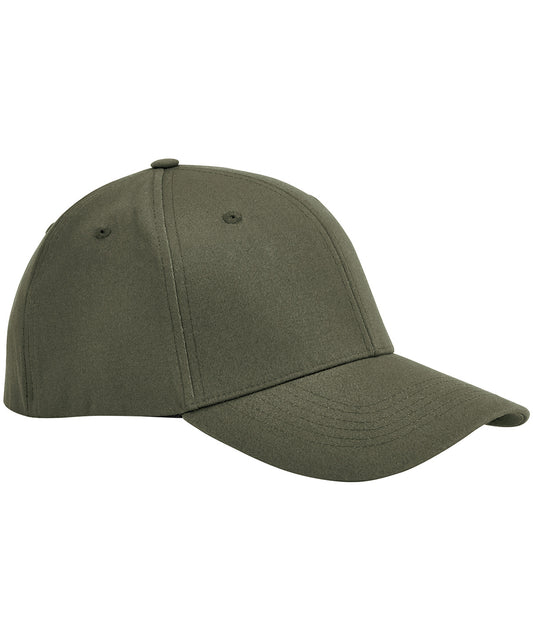 Beechfield EarthAware® organic cotton stretch-fit cap Olive Green