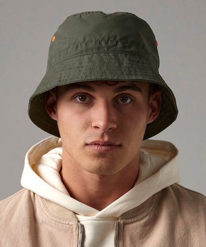 Beechfield Recycled polyester bucket hat Black