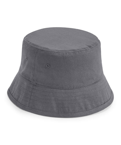 Beechfield Organic cotton bucket hat Graphite Grey