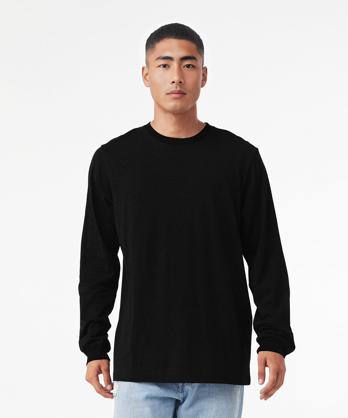 Bella+Canvas Unisex Jersey long sleeve tee Black