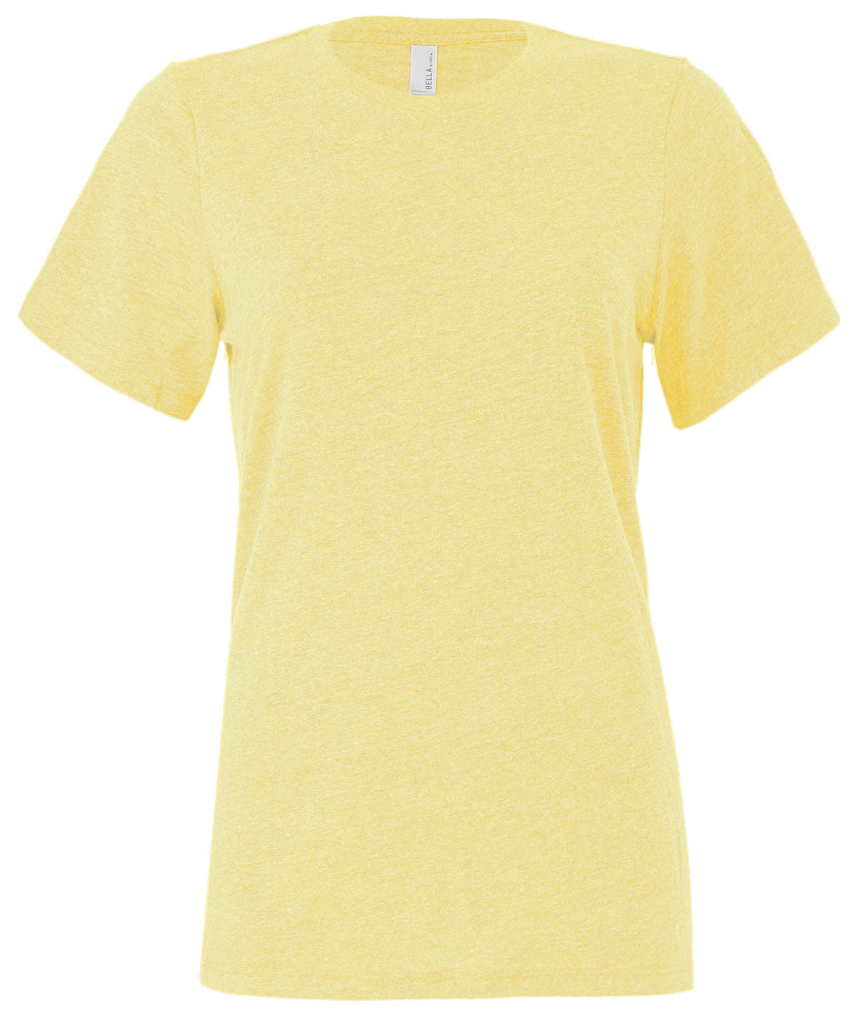 Bella+Canvas Women's relaxed Jersey short sleeve tee Heather French Vanilla