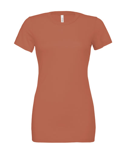 Bella+Canvas Women's relaxed Jersey short sleeve tee Terracotta